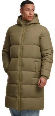 Produktbild von Urban Classics Herren Wintermantel Mens Long Puffer Coat, lange Winterjacke für
