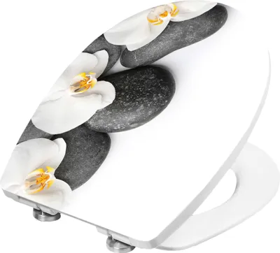 Produktbild von CORNAT Toilettenbrille mit Absenkautomatik ORCHIDS Thermoplast