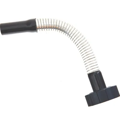 Produktbild von BW® Ausgießer flexibel für Metall Benzinkanister 5 / 10 / 20 Liter mit Schraubverschluss - 25mm für Diesel - Schwarz RAL 9005 - Hergestellt in Europa