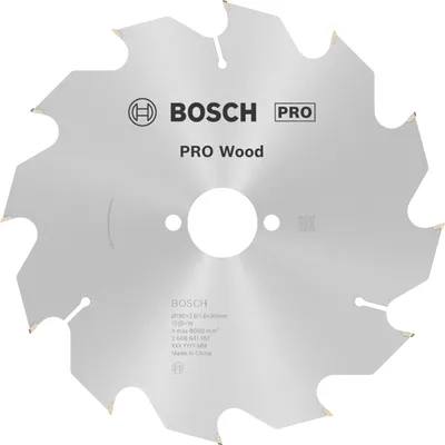 Imagen del producto de Disco de sierra circular Optiline Wood, 190 x 30 x 2,6 mm, 12 unidades