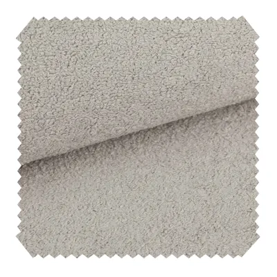 Produktbild von novely® exquisit DOLORES Robuster Bouclé-Stoff - Gemütlicher Polsterstoff - Schwer Entzündbarer Möbelstoff - Pflegeleichte Meterware 1lfm - Farbe: 03 Hellgrau