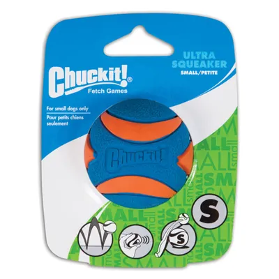 Zdjęcie produktu dla Chuckit! 52070, Pies, Kula, Niebieski, Pomarańczowy, Guma, Przynoszenie, 5,1 cm