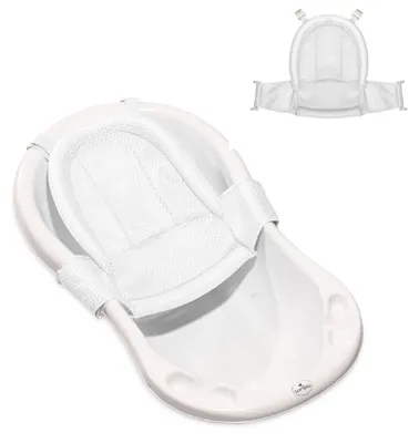 Produktbild von Lorelli Baby Badewannen Netz Froggy Badewanneneinsatz Kunststoff Clips ab Geburt weiß