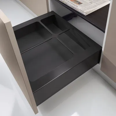 Obrázok produktu pre NINKA eins2vier krycí rám KB 600 mm tmavosivá oceľ