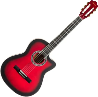 Image de Guitare classique Pasadena PCC-10 4/4 Red Burst