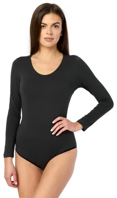 Image de Merry Style Damen Langarm Body BD900(Graphit, XL)