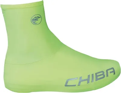 Produktbild von CHIBA Rennrad Überschuh - neongelb, S, atmungsaktiv, elastisch, mit Reißversc...
