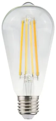 Produktbild von hoftronic LED-Glühlampe E27 11W 1521lm ST64 2700K Dimmbar Klares Glas