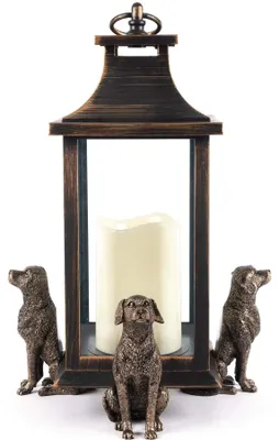 Image de Ensemble de 3 supports en bronze pour pots de fleurs
