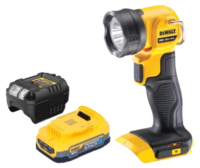 Immagine prodotto di DeWalt DCL 040 E1 Lampada LED a batteria 18 V 110 lm + 1x batteria Powerstack 1,7 Ah + caricatore