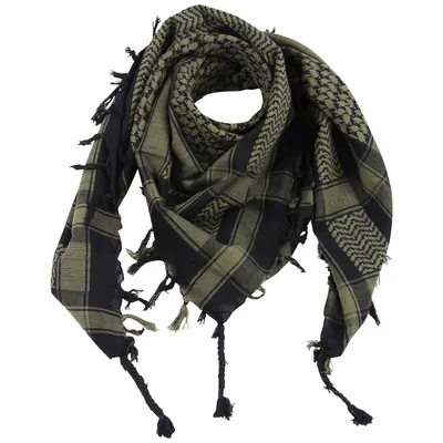 Produktbild von Palituch - schwarz - grün-khaki - Kufiya PLO Tuch