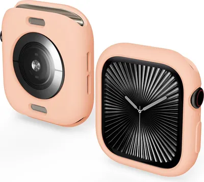 Produktbild von Für Apple Watch Series 10 46mm Candy Design Smart Watch TPU Gehäuse Hülle Rosa