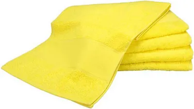 Produktbild von A&R 703.50 | PrintMe Sport Towel / 30 x 140 cm - Farbe: Bright Yellow - Größe: 30 x 140 cm