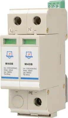Zdjęcie produktu dla Extralink, M40B2, odgromnik, maks. 40 kA, prąd udarowy