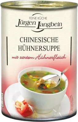 Immagine prodotto di Jürgen Langbein Zuppa di pollo cinese, 400ml