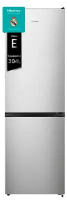 Produktbild von Hisense RB390N4ACE, 300 l, NoFrost-Funktion (Kühleinheit), SN-T, 6 kg/24h, E, Edelstahl