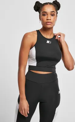 Produktbild von Starter - Damen Sports Cropped Top BLACK/WHITE-S