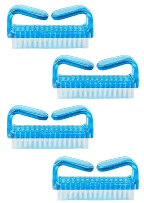 Produktbild von Nagelbürsten Set 4er-Set blau Kunststoff Griff