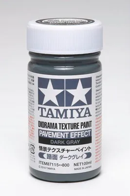 Zdjęcie produktu dla Tamiya farba strukturalna beton/ciemnoszary100ml diorama