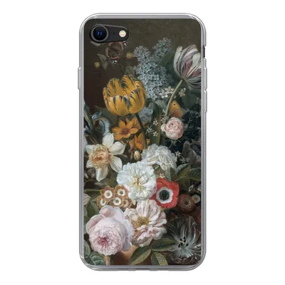 Produktbild von MuchoWow® Handyhülle Schutzhülle Hülle für iPhone 8 Stilleben mit Blumen - Gemälde von Eelke Jelles Eelkema Silikon Softcase Handy Hülle - Schutzhaube