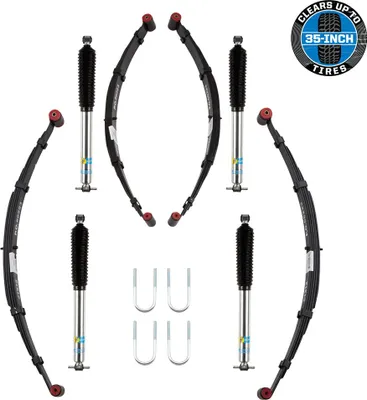 Zdjęcie produktu dla Kompletne zawieszenie +2,5"=65mm z amortyzatorami Bilstein Jeep CJ 82-86