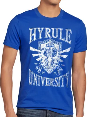 Produktbild von style3 University of Hyrule Herren T-Shirt, Größe:5XL, Farbe:Blau