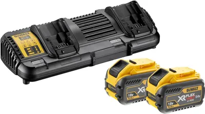 Produktbild von DeWalt DCB132X2-QW Starter-Set 2 x FLEXVOLT-Akku 54V /162 Wh 1 x System-Doppel-Ladegerät