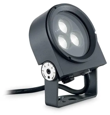 Produktbild von Ideal Lux LED-Außenstrahler ULEX 08W SOURCE 261287 8,5 W 640 lm 3000 K IP65 9 cm anthrazit
