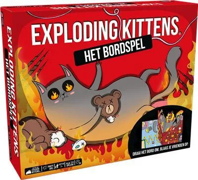 Produktbild von Explodierende Kätzchen Het Bordspel