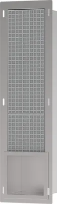 Produktbild von hansgrohe XtraStoris Original Toilettenpapierhalter, Einbau, mit Vorratsbehälter für 6 Rollen, 140x140x682mm, 56058800