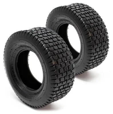 Productafbeelding van Buitenbanden Zitmaaier - Gazontractor banden - Gazononderhoud - Speciaal noppenprofiel - 2 stuks 13x5.00-6 - Zwart