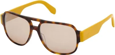 Zdjęcie produktu dla Adidas OR0006 52L Shine Classical Havana Yellow/Mirror Roviex Lifestyle okulary