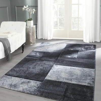Produktbild von Moderner 3D-Teppich mit Konturausschnitt, Hawaii 1710 Grau 160 x 230 cm