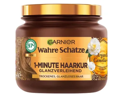 Produktbild von Wahre Schätze 1 Min.Kur Argan&Camelia Öl 340ml