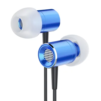 Obrázok produktu pre Špičkové slúchadlá do uší CSL "Glare Blue" Dynamický 8 mm ovládač / dizajn s redukciou šumu