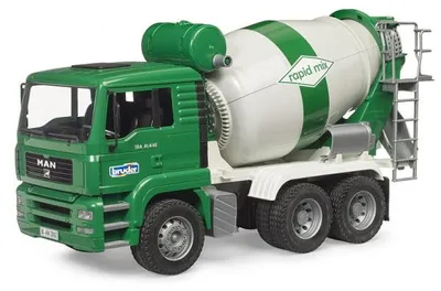 Image de Camion bétonniére man tga - bruder - 02739 - toupie à béton, véhicule chantier