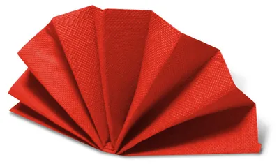 Produktbild von 800x DekoStar Servietten 38 x 38cm rot Geprägte Tischservietten Tischdekoration