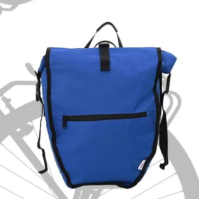 Zdjęcie produktu dla vidaXL Torba rowerowa niebieska 32,5 x 17 x 57 cm poliester