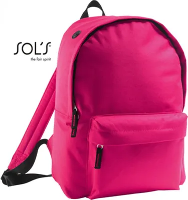 Produktbild von SOLs Bags 70100 | Backpack Rider Rucksack | 14 x 28 x 40 cm - Farbe: Fuchsia - Größe: 14 x 28 x 40 cm