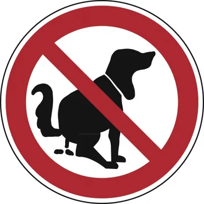 Produktbild von Schild Alu Hier kein Hundeklo 300mm