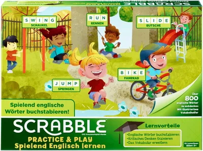 Produktbild von MATTEL Scrabble Practice & Play - Spielend 0 0 0