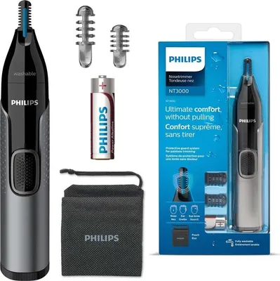 Produktbild von Philips Nasen Ohrenhaartrimmer Series 3000 zum sicheren Trimmen von Nasen Nose (10,99)