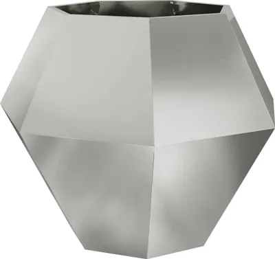 Zdjęcie produktu dla vidaXL Sadzarka srebrna 100 x 100 x 80 cm Stal ocynkowana
