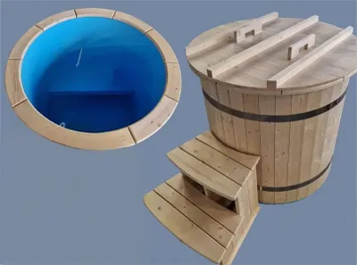 Immagine prodotto di Spa idromassaggio da esterno, vasca relax, vasca per bagni freddi in legno