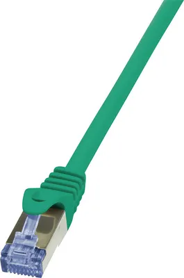 Produktbild von LogiLink Patchkabel Kat. 6A S/FTP 0,25 m grün