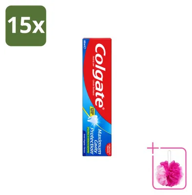 Immagine prodotto di 15 tubetti di dentifricio Colgate Maximum Cavity Protection - 100 ml - Confezione risparmio - 15 pezzi