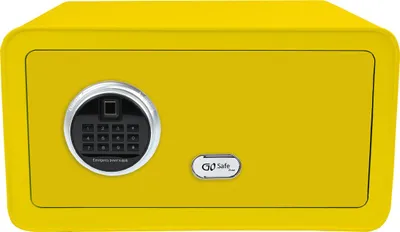 Produktbild von Olympia GOsafe 2.0 / 210FP, Frei stehend sicher, Gelb, Code, Lesegerät für den Fingerabdruck, Schlüssel, 28 l, Polypropylen (PP), Akku