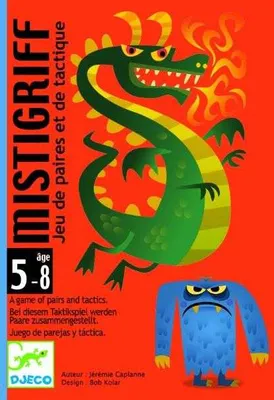 Produktbild von Djeco Mistigriff Strategiespiel mit 36 Karten für 5-8 Jahre, 8,5 x 11,7 cm