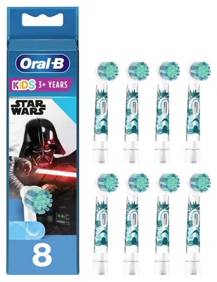 Produktbild von Oral-B Kids 81748450, 8 Stück(e), Mehrfarbig, Extra weich, Star Wars, 3 Jahr(e), Polen