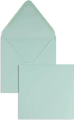 Produktbild von Briefumschläge 140x140mm 120g/qm gummiert VE=100 Stück himmelblau